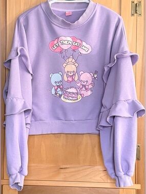 Miss Candyholic LET THEM EAT CAKE Sweatshirt